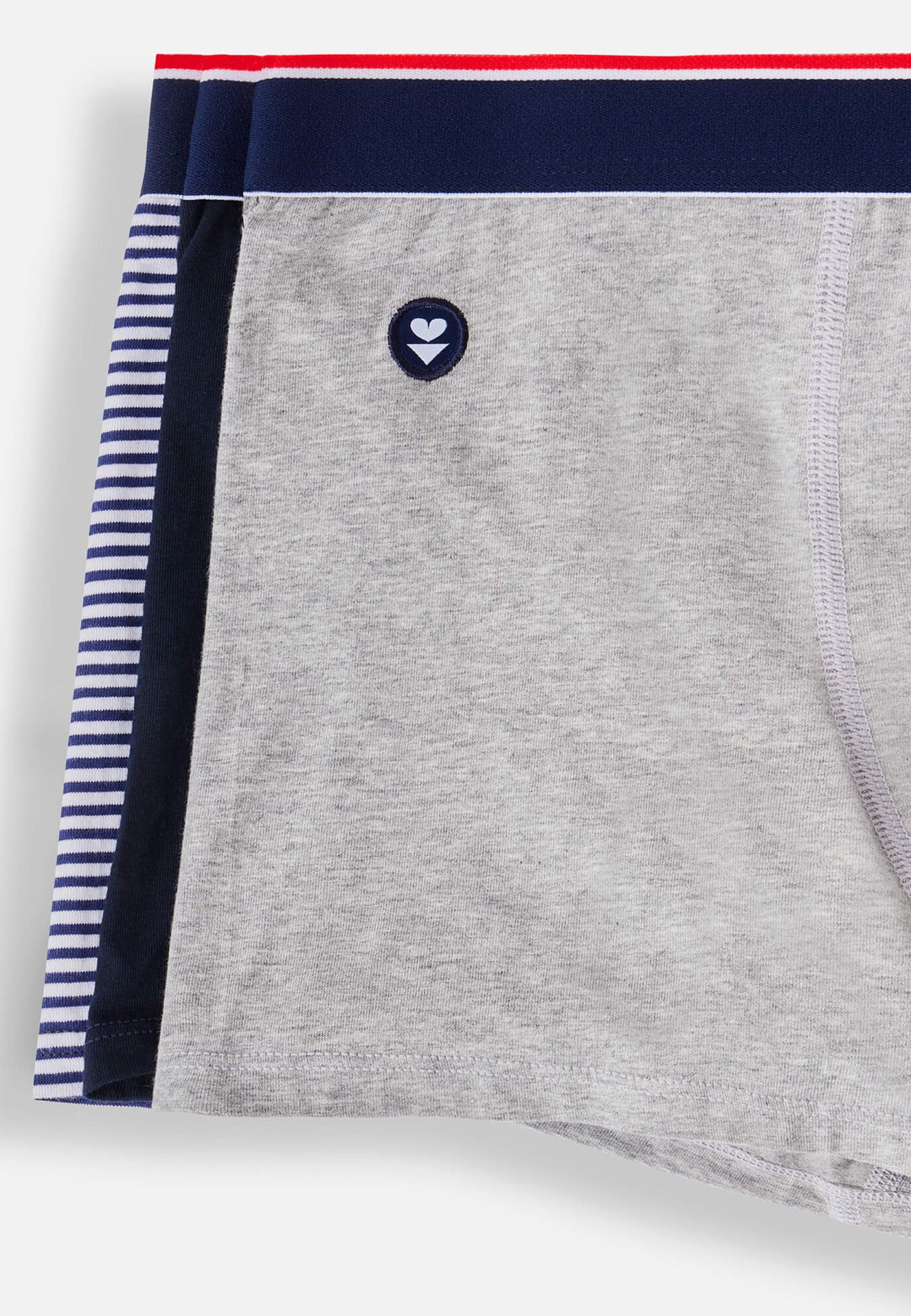 Le Slip Français - Coffret boxers Marius - Trio - Bleu gris & marinière