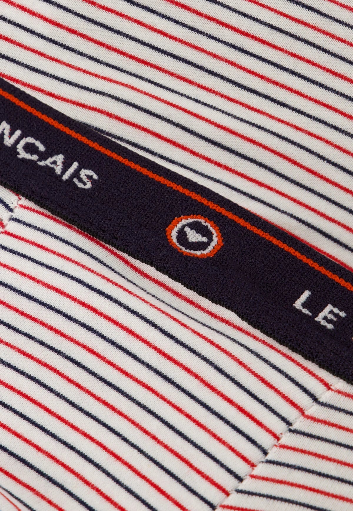 Le Slip Français - Boxer enfant en coton Petit Joseph rayé - Bleu blanc et rouge