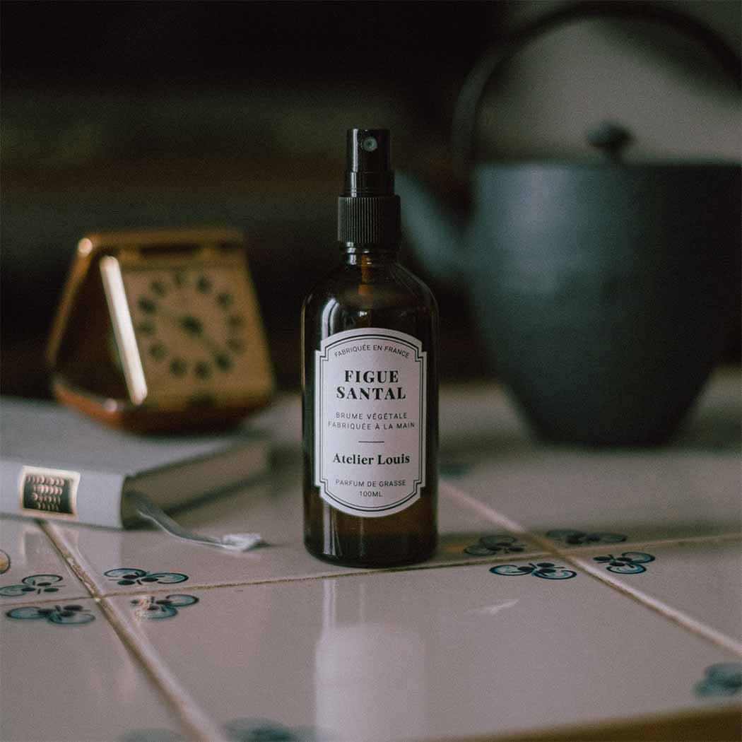 Atelier Louis - Brume d'intérieur végétale française - Bois & santal - 100 ml