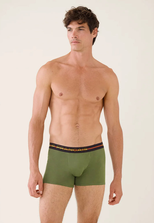 Le Slip Français - Boxer en coton Redoutable - Vert veronese