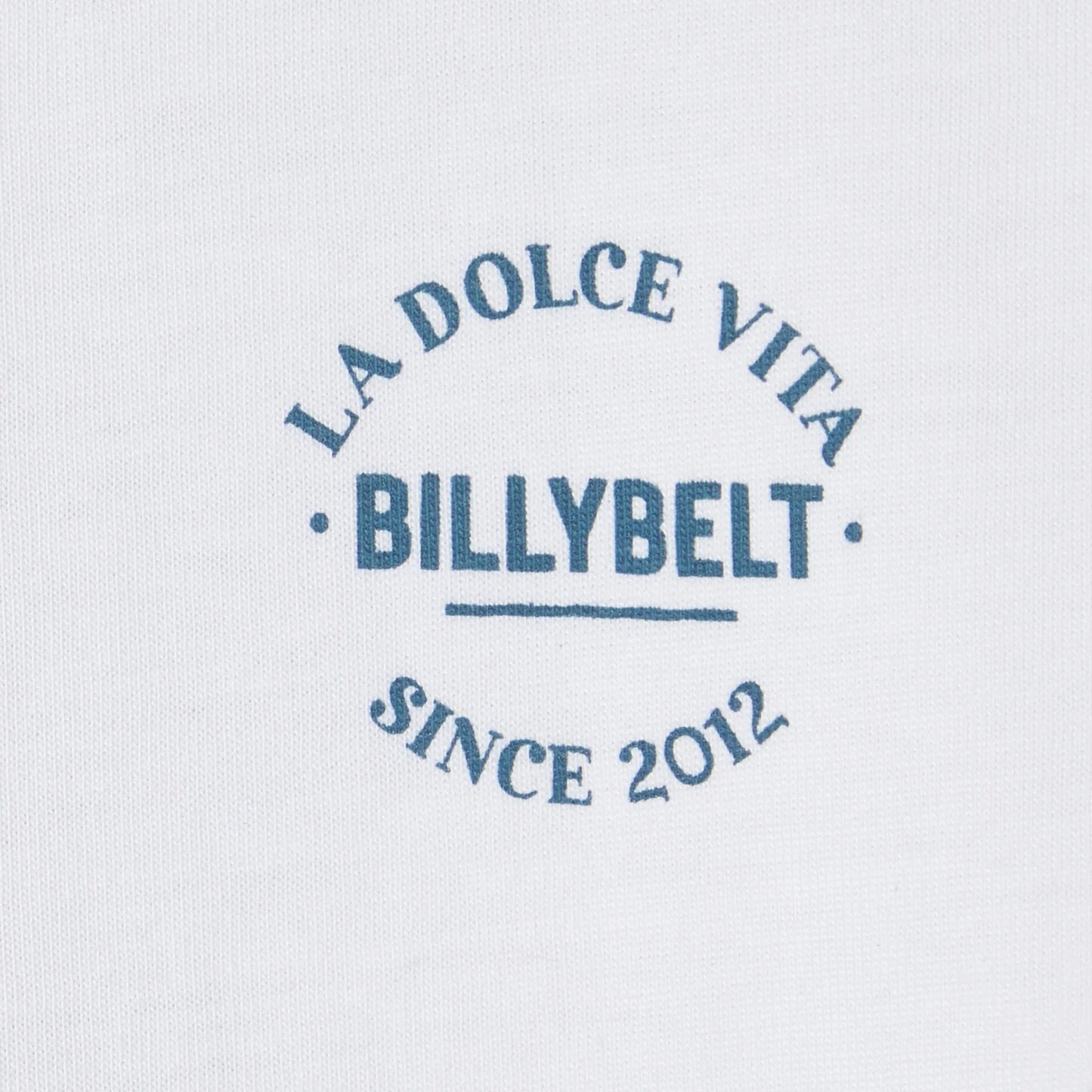 Billybelt - T-shirt Dolce Vita - 100% coton biologique - Blanc