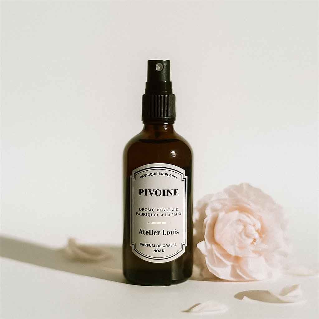 Atelier Louis - Brume d'intérieur végétale française - Pivoine - 100 ml