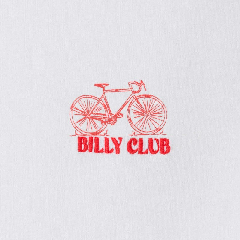 Billybelt - T-shirt vélo brodé - 100% coton Bio - Blanc