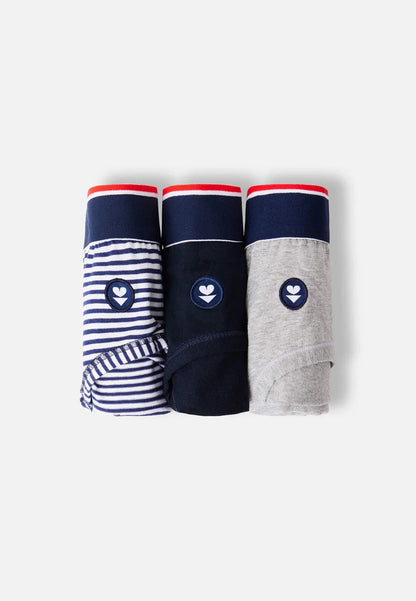 Le Slip Français - Coffret slips Terrible - Trio - Bleu gris & marinière
