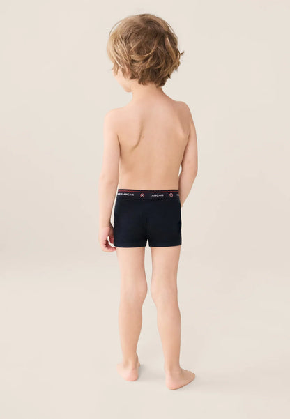 Le Slip Français - Boxer enfant en coton Petit Joseph - Bleu marine