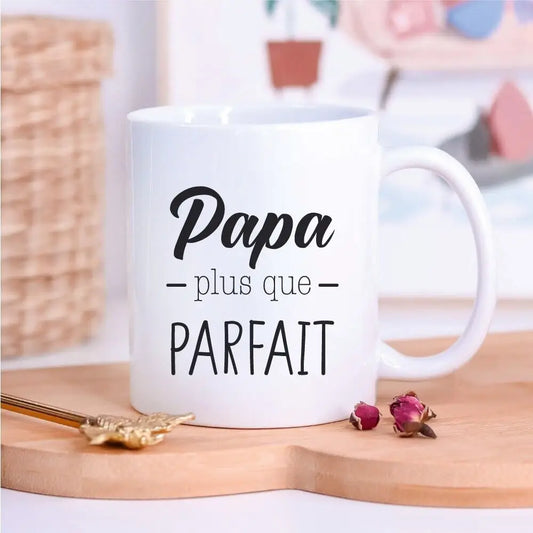 Ourson Câlin - Mug humoristique Papa Plus Que Parfait - 33 cl
