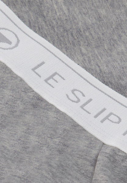 Le Slip Français - Trio de slips Intrépide - Gris noir & blanc