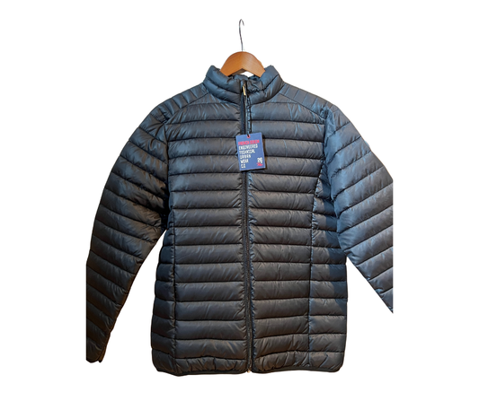 Doudoune fine sans capuche - Noir