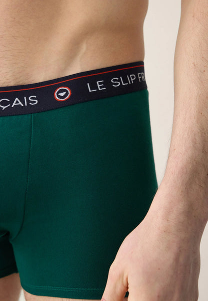 Le Slip Français - Boxer en coton Redoutable - Vert foncé
