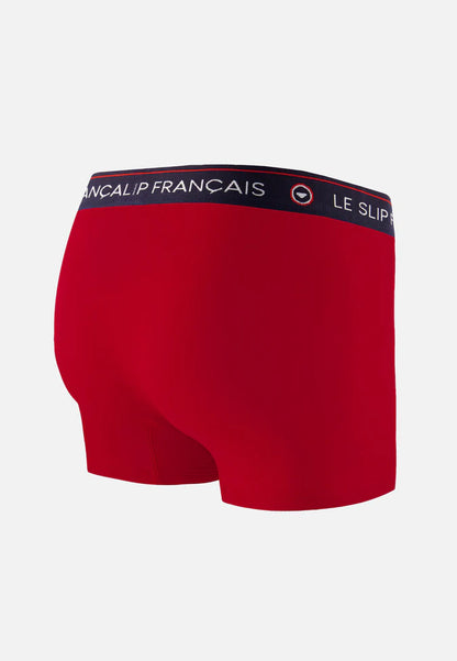 Le Slip Français - Boxer en coton Redoutable - Rouge cerise