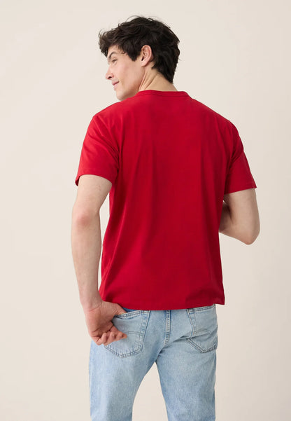 Le Slip Français - T-shirt à manches courtes Formidable - Coton - Rouge cerise