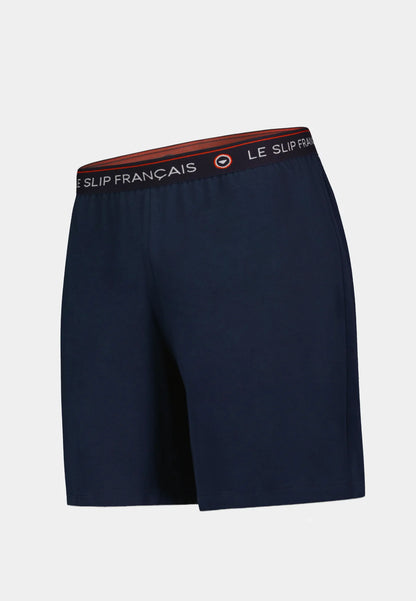 Le Slip Français - Bas de pyjama court Invincible - Coton - Bleu marine