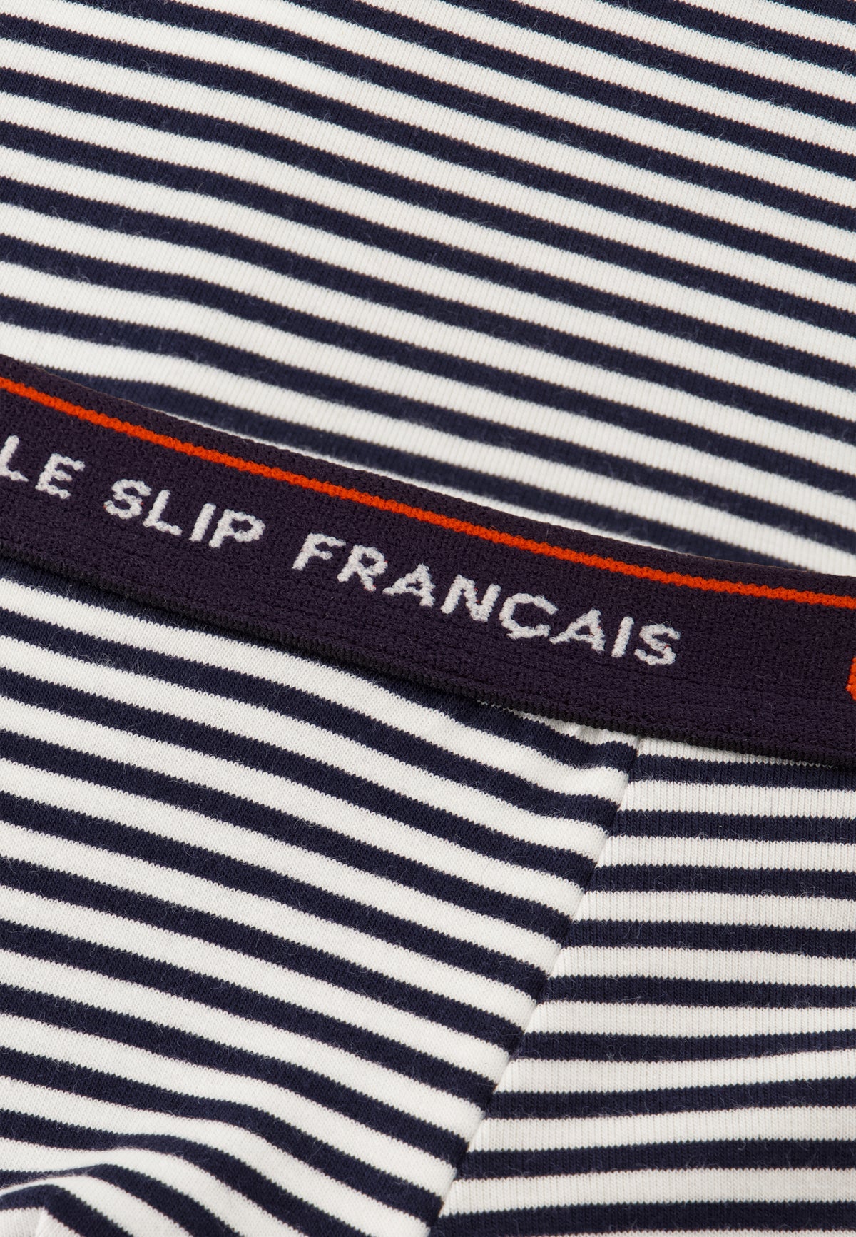 Le Slip Français - Boxer enfant en coton Petit Joseph marinière - Bleu marine & blanc