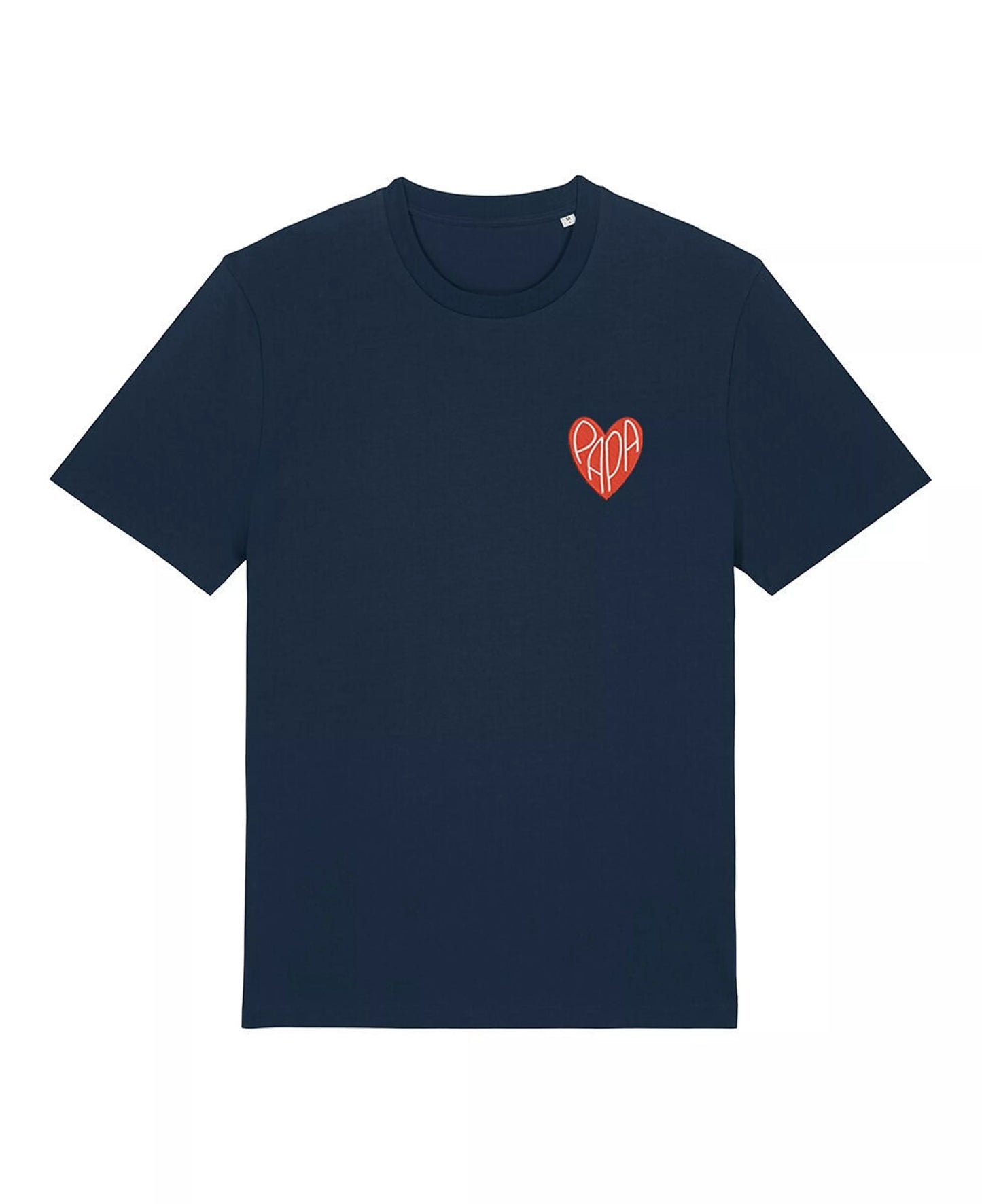 Monsieur T-Shirt - T-shirt "Papa coeur" - Bleu