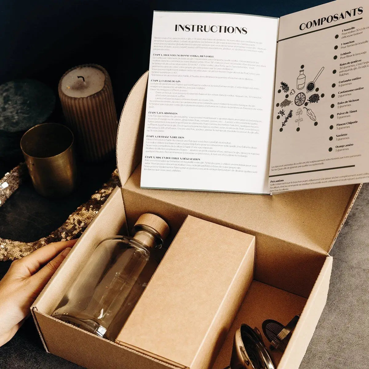 Les Raffineurs - Kit DIY fabriquer son propre gin