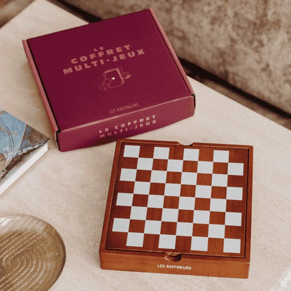 Les Raffineurs - Coffret multi-jeux en bois