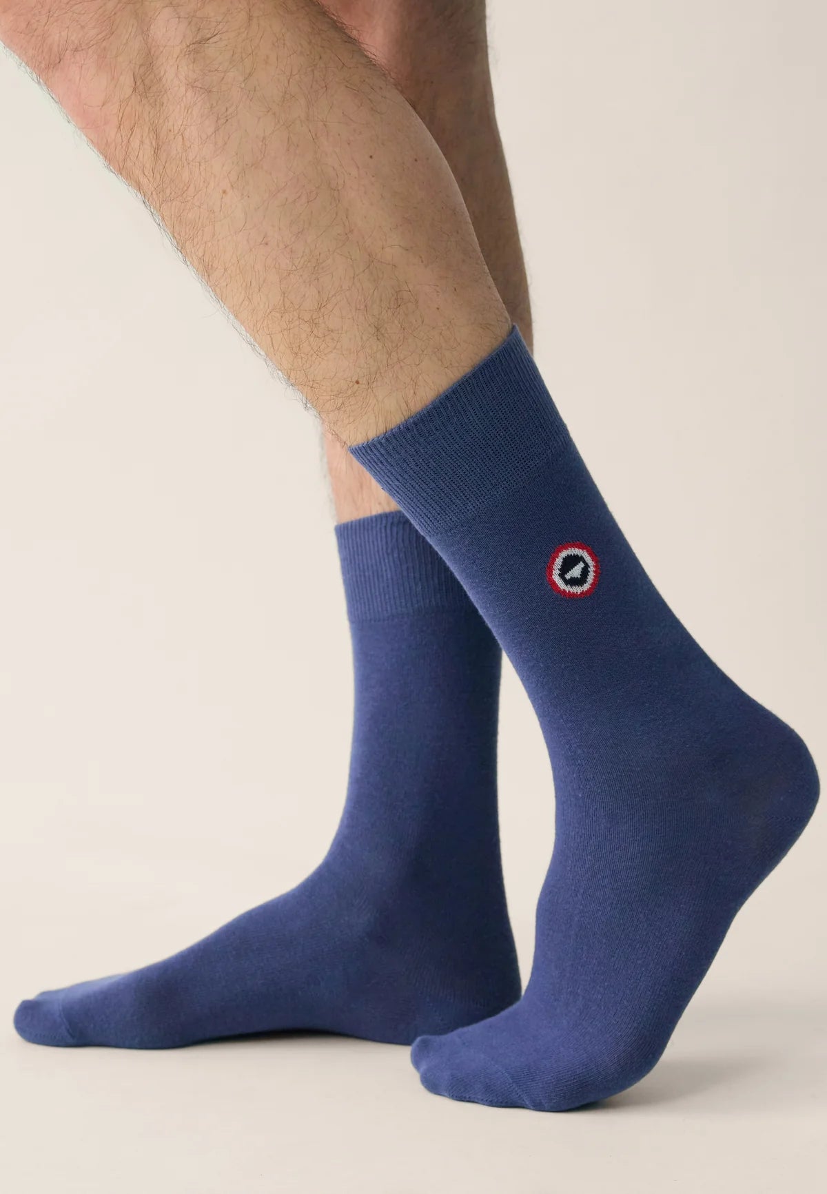 Le Slip Français - Chaussettes mi-hautes Robuste - Gris acier