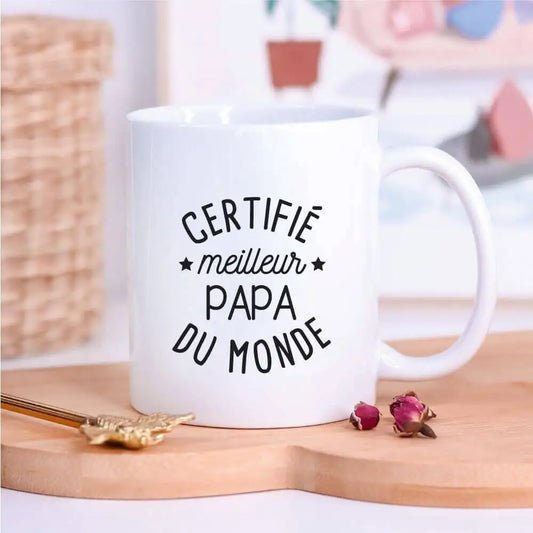 Ourson Câlin - Mug Meilleur Papa du Monde - 33 cl