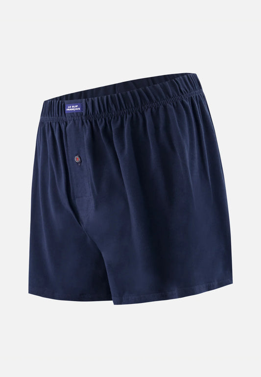 Le Slip Français - Caleçon en jersey Fredo - Bleu marine
