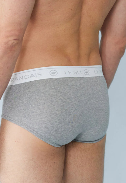 Le Slip Français - Slip en coton Intrépide - Gris