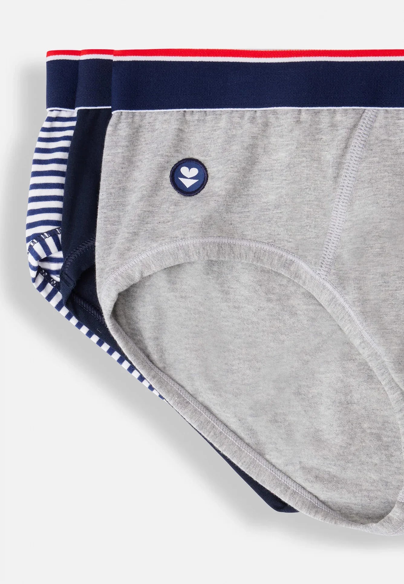 Le Slip Français - Coffret slips Terrible - Trio - Bleu gris & marinière