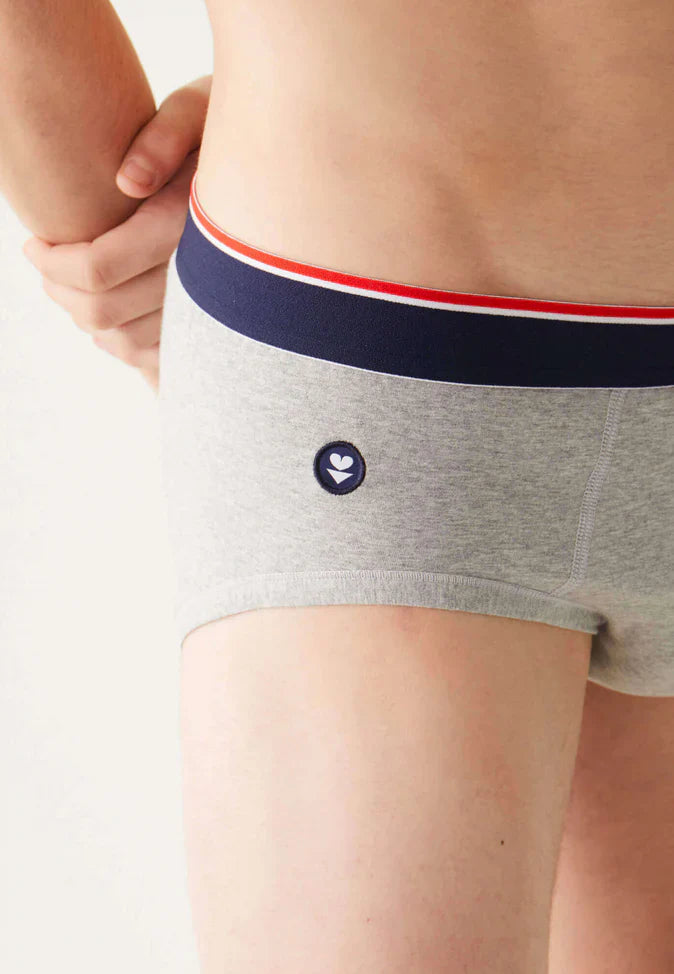 Le Slip Français - Coffret slips Terrible - Trio - Bleu gris & marinière