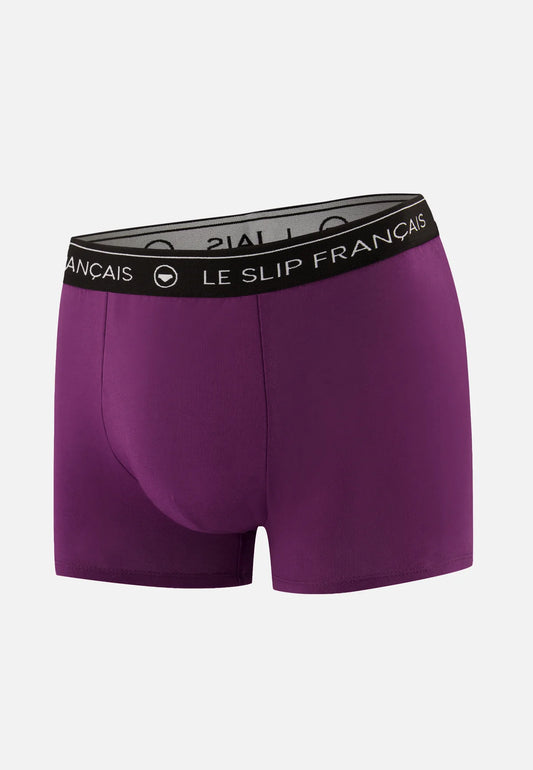 Le Slip Français - Boxer en coton Redoutable - Prune