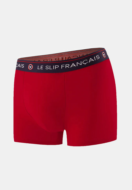 Le Slip Français - Boxer en coton Redoutable - Rouge cerise