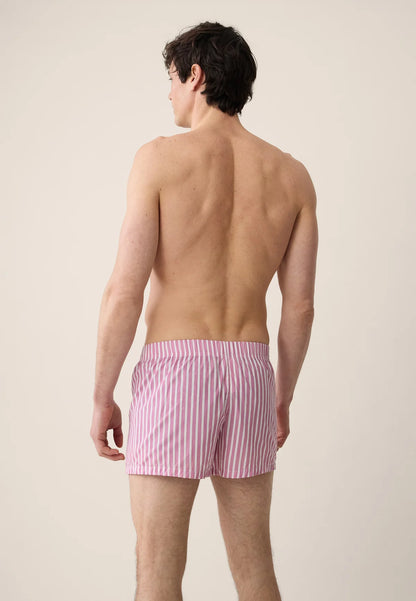 Le Slip Français - Caleçon en coton Jacques à rayures - Rose & blanc