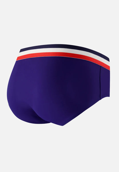 Le Slip Français - Slip de bain Tempête - Indigo