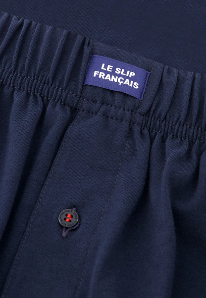 Le Slip Français - Caleçon en jersey Fredo - Bleu marine
