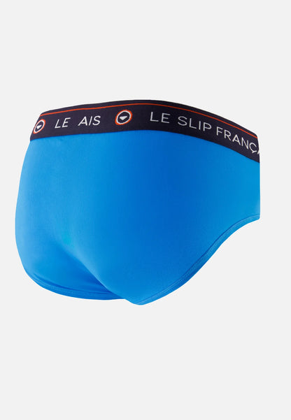 Le Slip Français - Slip en coton Intrépide - Bleu fluo