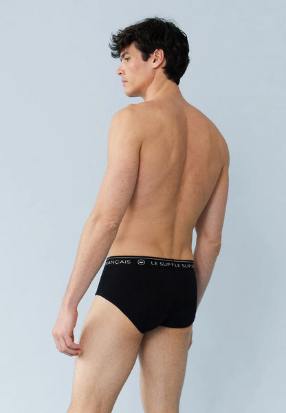Le Slip Français - Slip en coton Intrépide - Noir