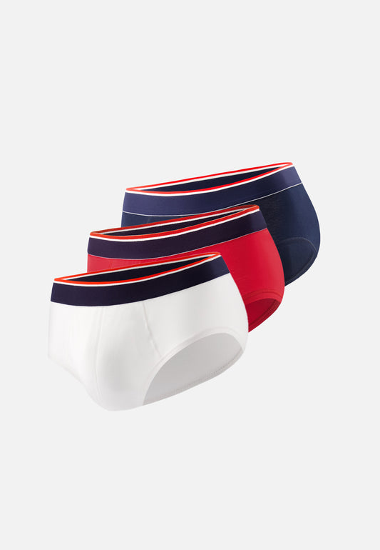 Le Slip Français - Coffret slips Terrible - Trio - Bleu blanc & rouge