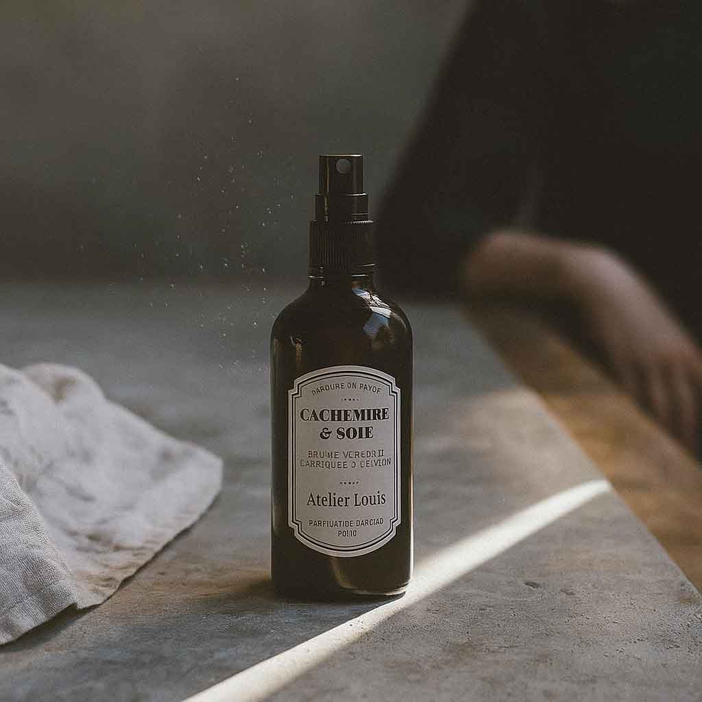 Atelier Louis - Brume d'intérieur végétale française - Cachemire & soie - 100 ml