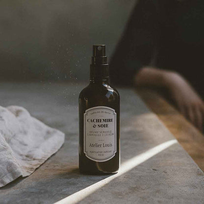 Atelier Louis - Brume d'intérieur végétale française - Cachemire & soie - 100 ml