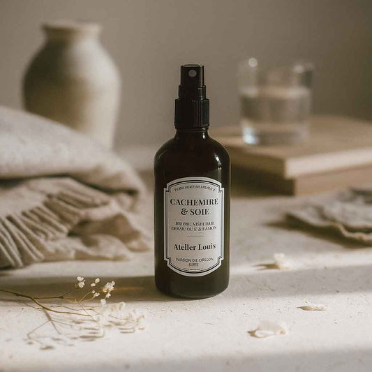 Atelier Louis - Brume d'intérieur végétale française - Cachemire & soie - 100 ml