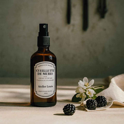 Atelier Louis - Brume d'intérieur végétale française - Cueillette de Mûres - 100 ml