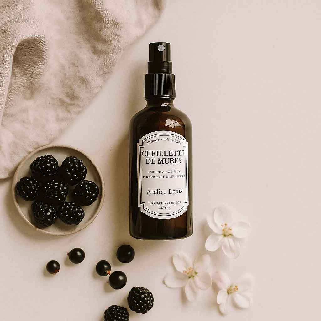 Atelier Louis - Brume d'intérieur végétale française - Cueillette de Mûres - 100 ml