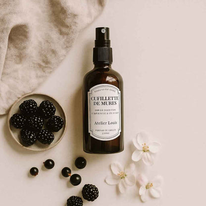Atelier Louis - Brume d'intérieur végétale française - Cueillette de Mûres - 100 ml