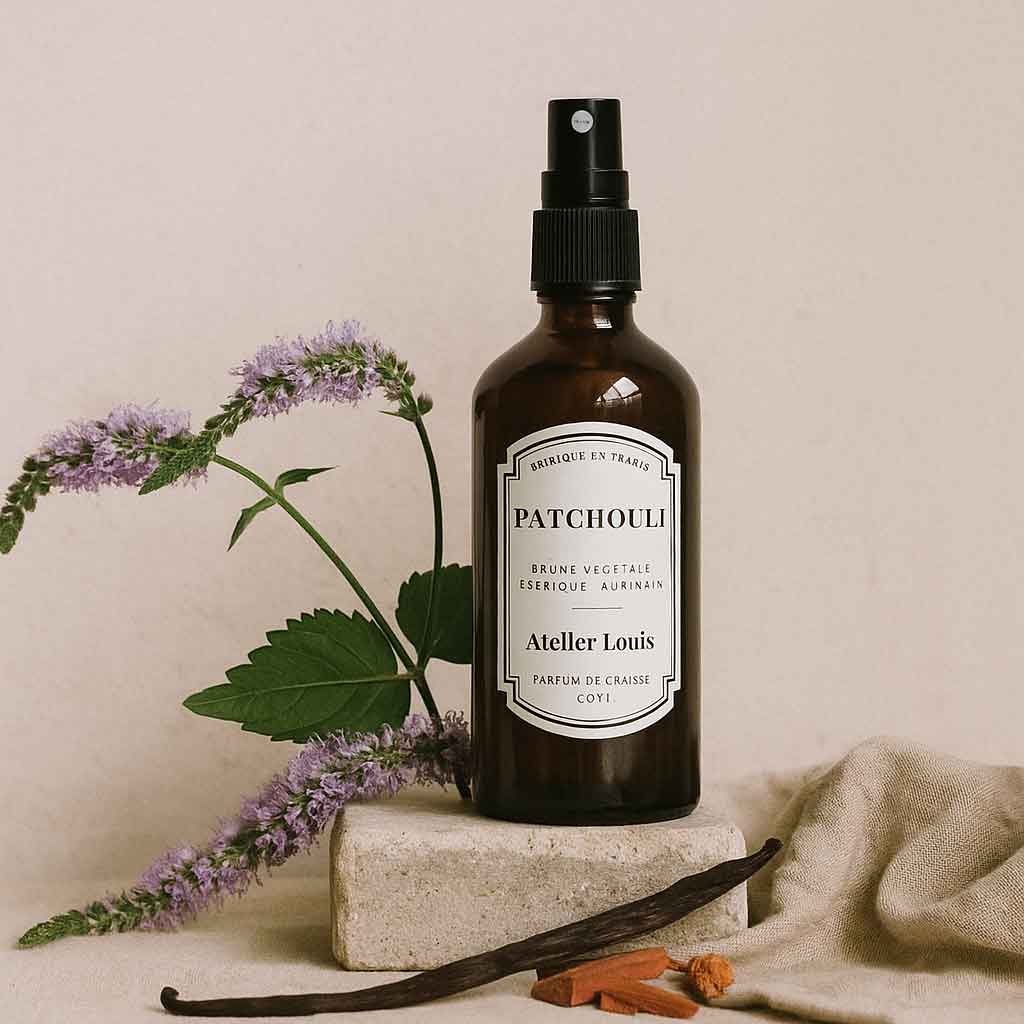 Atelier Louis - Brume d'intérieur végétale française - Patchouli - 100 ml