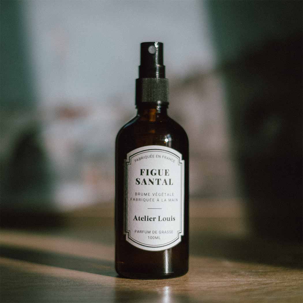 Atelier Louis - Brume d'intérieur végétale française - Bois & santal - 100 ml