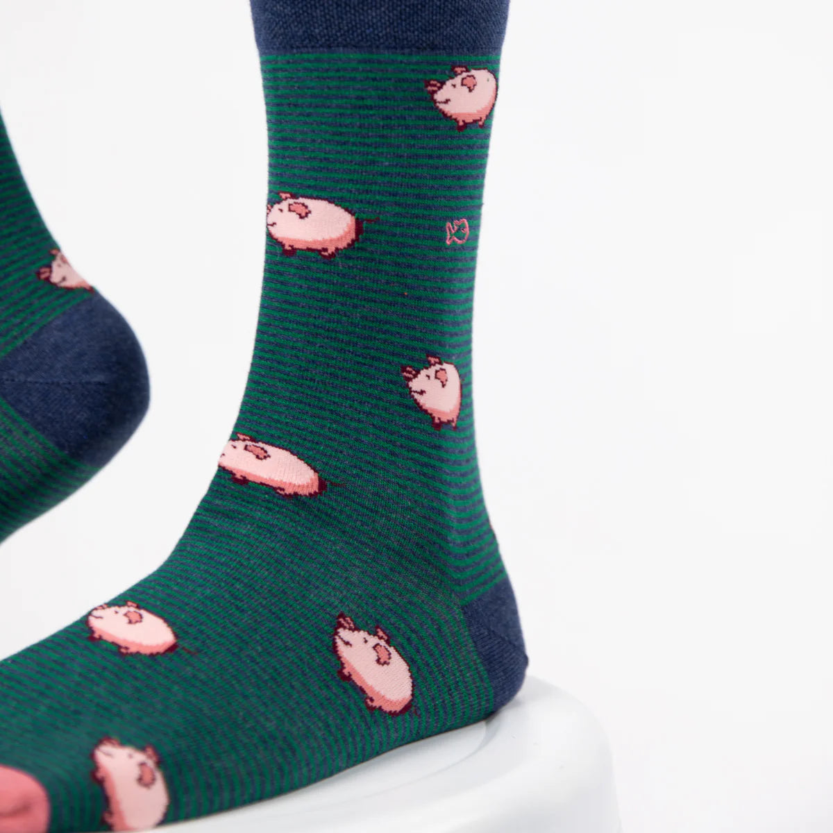 Billybelt - Chaussettes en coton peigné animaux - Cochon