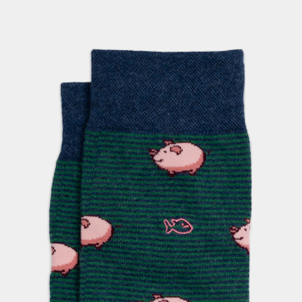 Billybelt - Chaussettes en coton peigné animaux - Cochon