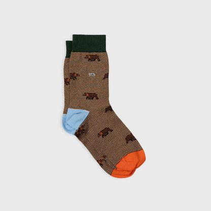 Billybelt - Chaussettes en coton peigné animaux - Ours