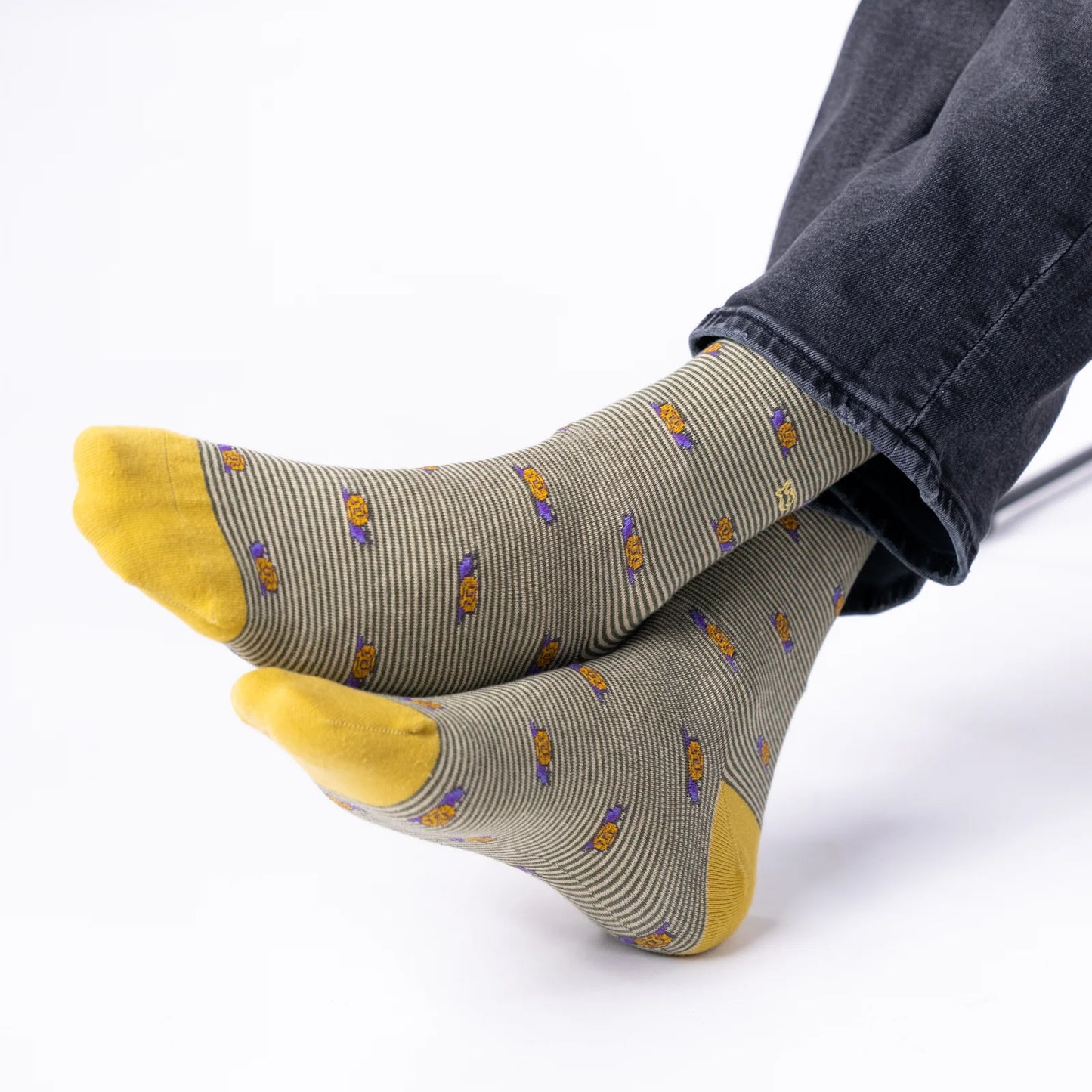 Billybelt - Chaussettes en coton peigné animaux - Escargot