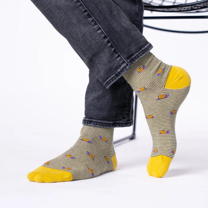 Billybelt - Chaussettes en coton peigné animaux - Escargot