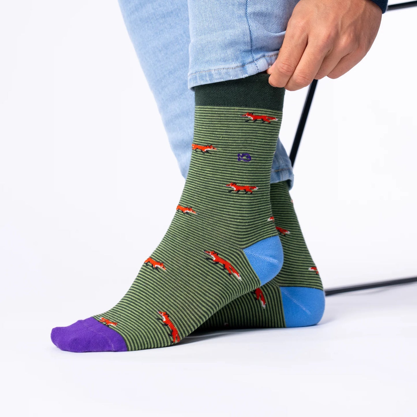 Billybelt - Chaussettes en coton peigné animaux - Renard