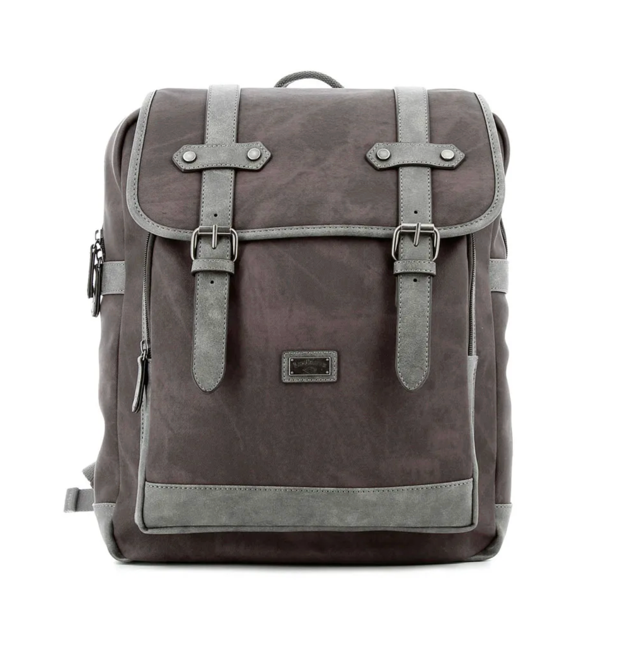 Lee Cooper - Sac à dos pour homme double boucle - Marron glacé