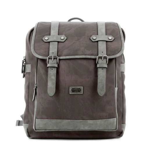 Lee Cooper - Sac à dos pour homme double boucle - Marron glacé